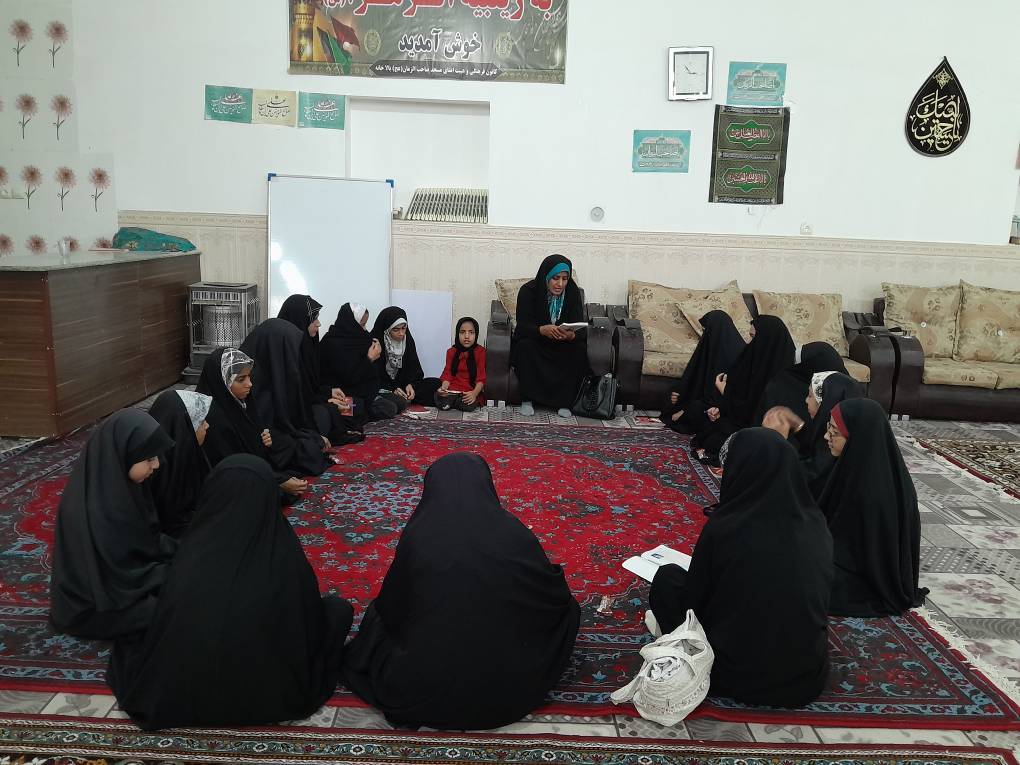 گزارش کلاس قرآن در روستای بالاخانه شهرستان نیمروز 