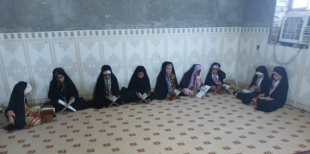 گزارش کلاس قرآن و احکام کانون مسجد امام حسن عسکری (ع) روستای چاهدازو
