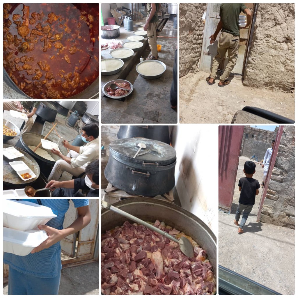 آماده‌سازی ۶۰۰ پرس غذا