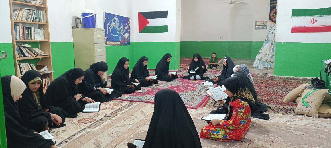 گزارش فعالیت کانون مسجد حضرت فاطمه زهرا (س)  در روستای اسلام آباد شهرستان نیمروز