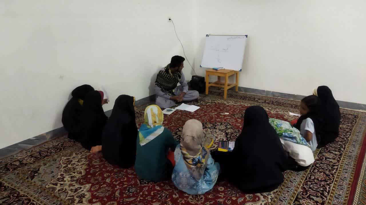  کلاس قرآن و احکام در کانون مسجد روستای گنبدشاهی شهرستان هامون - گره جهادی وارثین