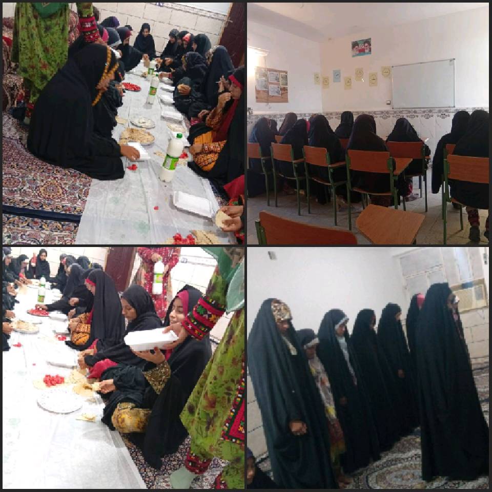 گزارش محفل انس با قرآن کریم همراه با سفره افطاری مختص نوجوانان در روستای چاهدازو