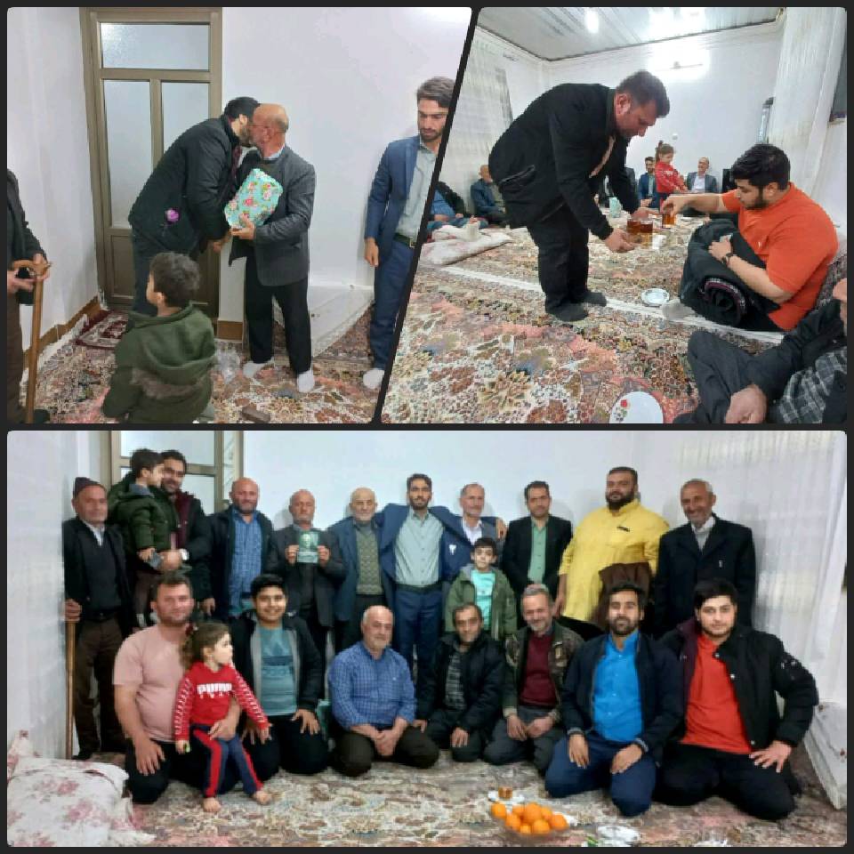دیدار با جانباز عزیز به مناسبت روز جانباز در مازندران 1401