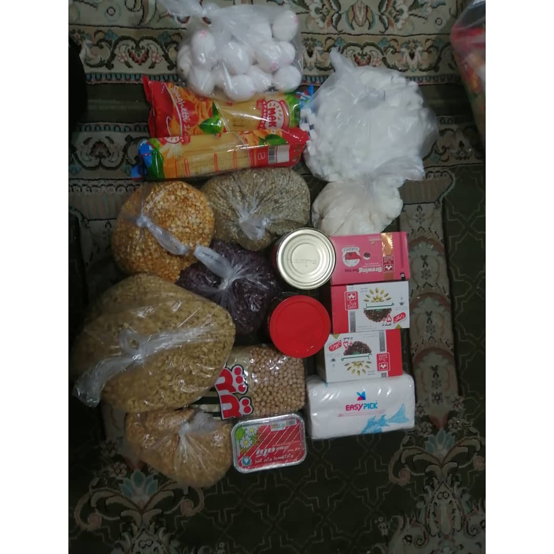 توزیع 40 بسته ارزاق