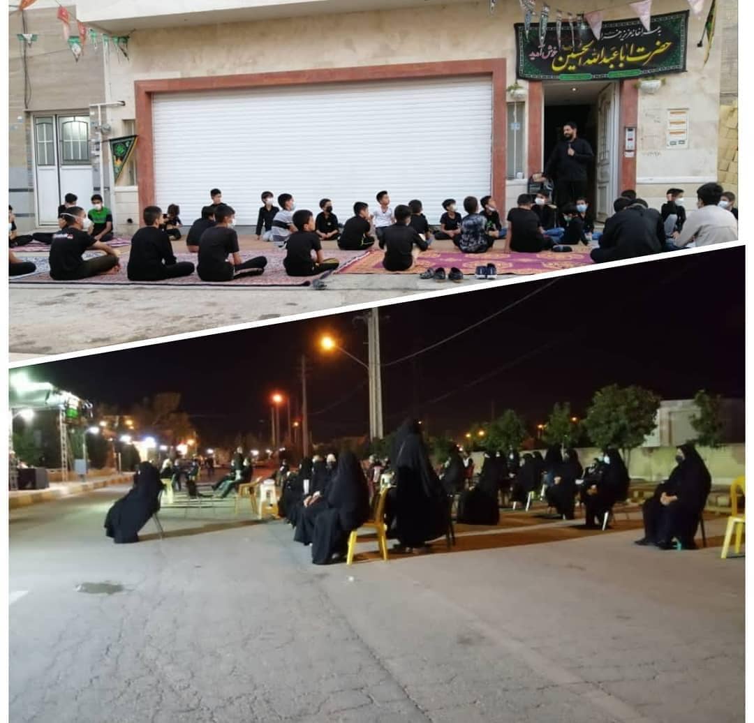 برپایی مرلسم عزاداری هیات نوجوانان