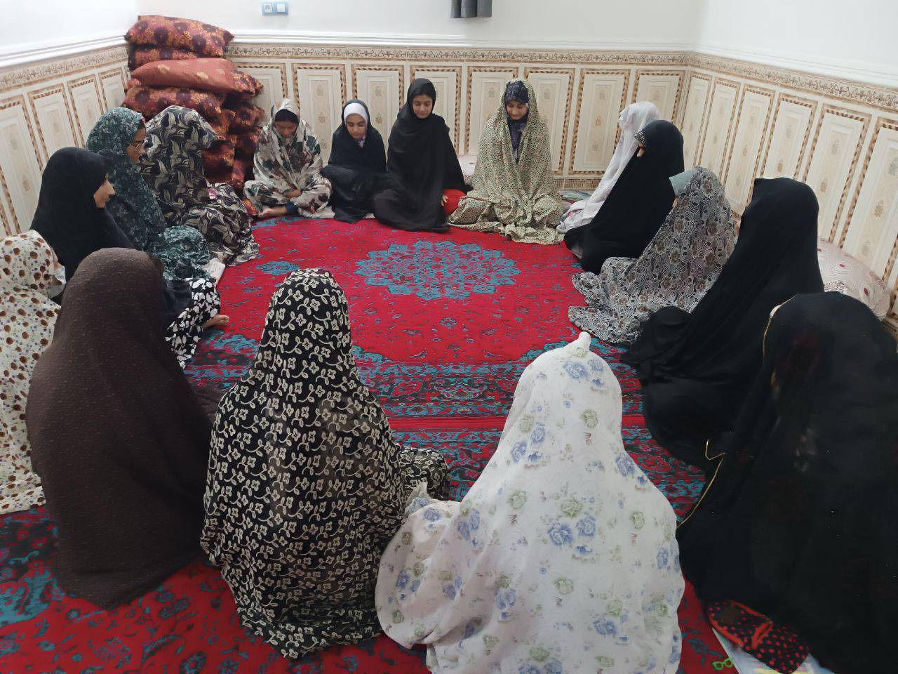 کارگاه سواد رسانه در کانون مسجد روستای حجت آباد - گره جهادی وارثین