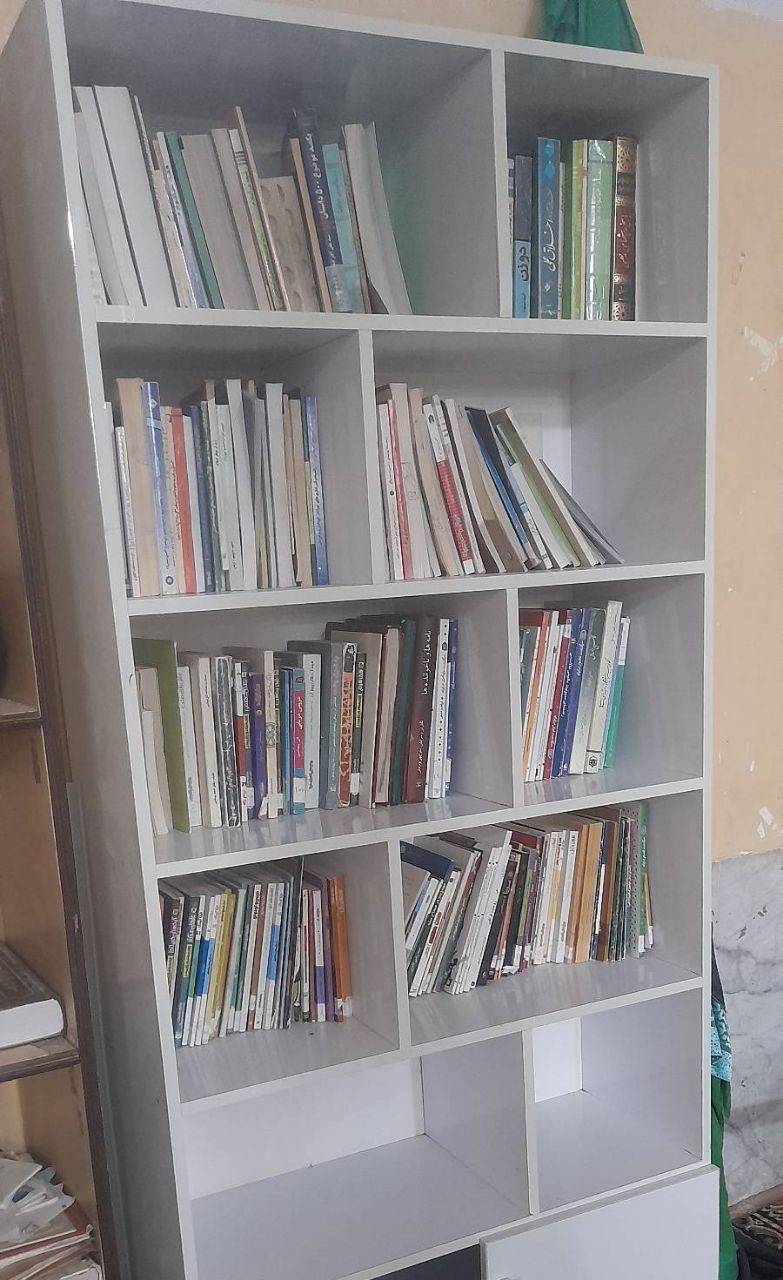 گزارش تجهیز کتابخانه کانون مسجد روستای حسین آباد خواجه استان سیستان و بلوچستان