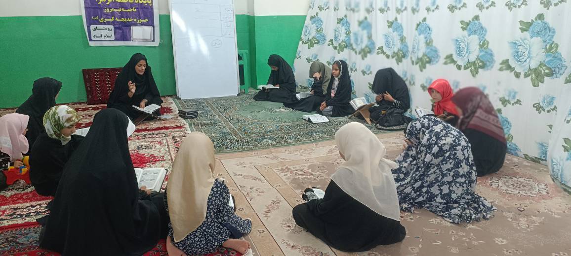 فعالیت های کانون مسجد در بخش دختران نوجوان طی هفته دوم شهریور - گره جهادی وارثین