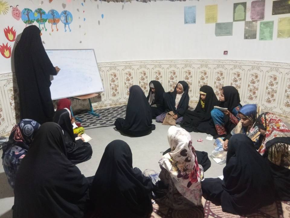 برگزاری کلاس قرآن در روستای چاهدازو