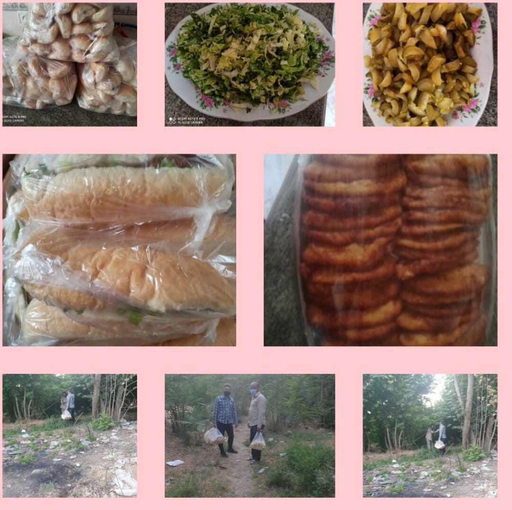 توزیع غذا